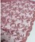 Mauve Sequin Embroidered Lace Fabric by the Yard, 54" Wide Floral Mesh Lace with Double Scalloped Edges